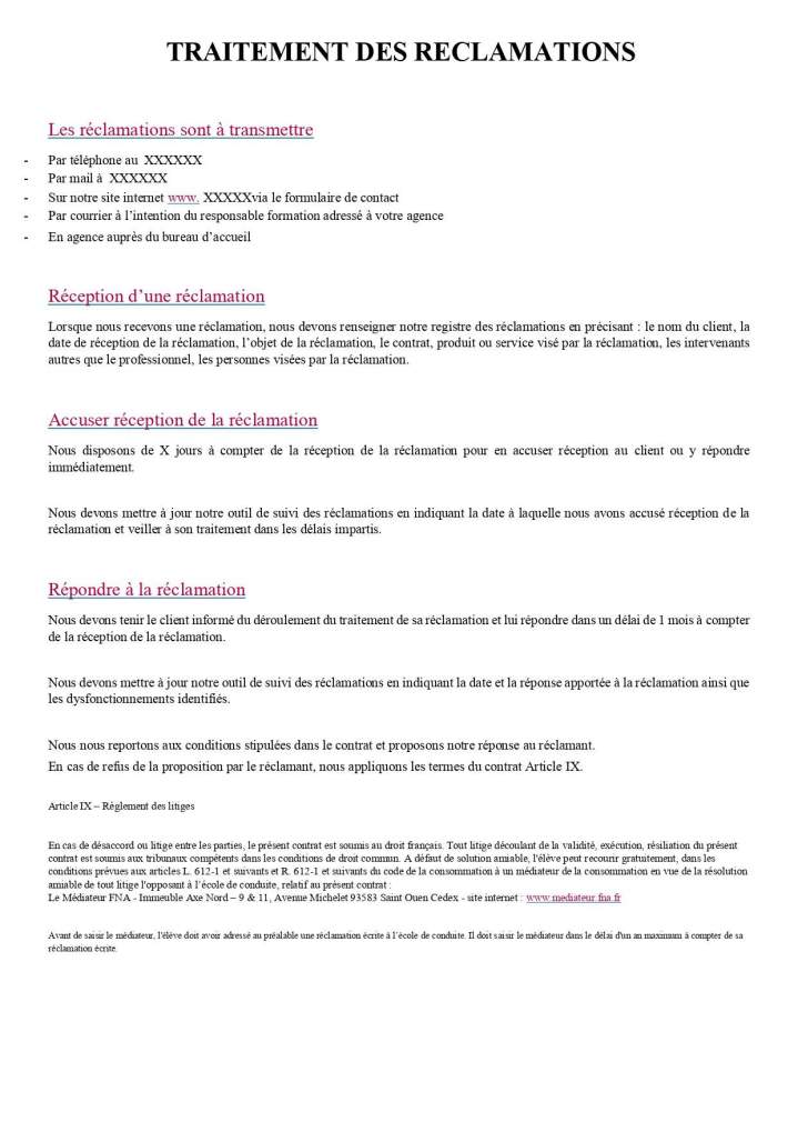 7.4 Gestion reclamations exemple page 0001
