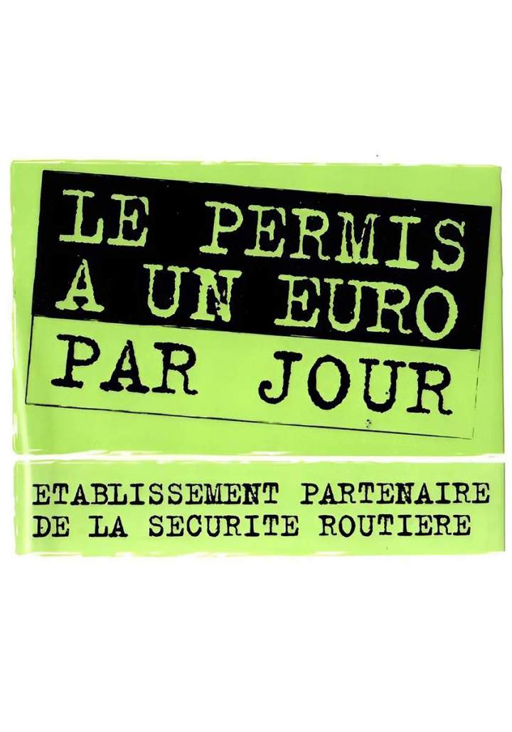 Le permis a un euro par jours Tours