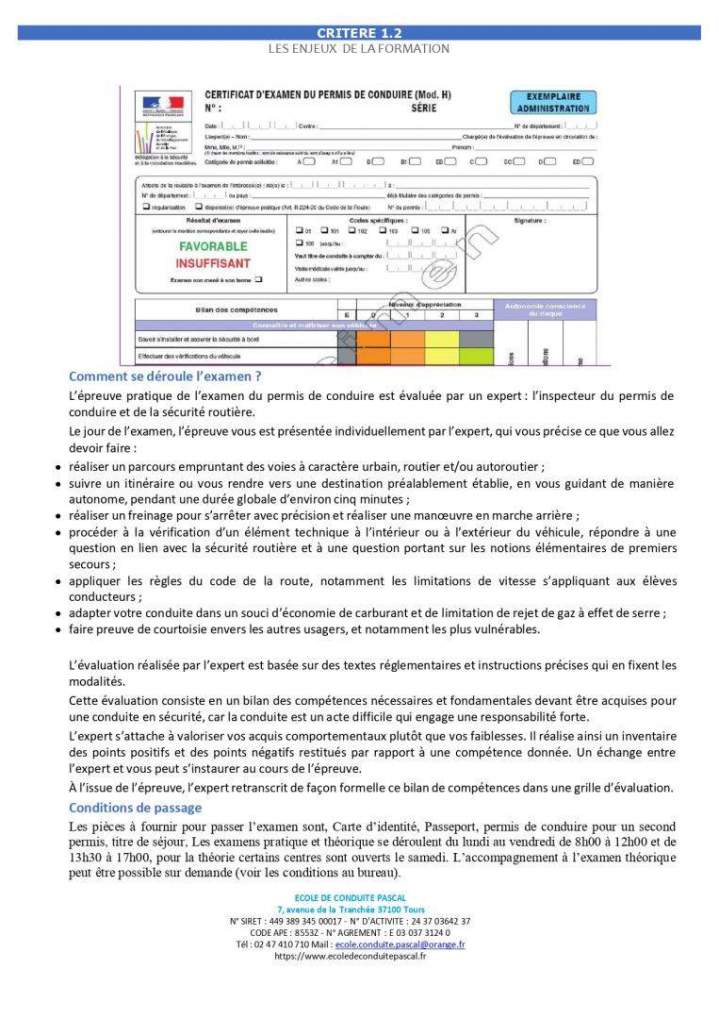Permis B Chap1 Tours